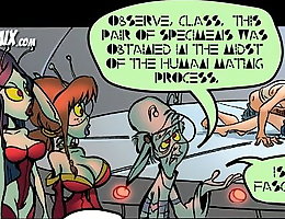 Farm lessons comix. Rita Mae and Boo Boo in a captivity for aliens
