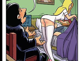 Jab cartoon porn, where hot nurse has the power to seduce the priest