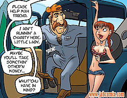 JAB comix. Farm Lessons 15. Rita Mae suck drivers cock