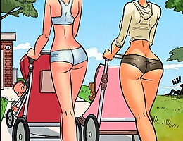 Ay Papi 15. A couple of youthful mommies yet on the walk never stop to think about strong dicks