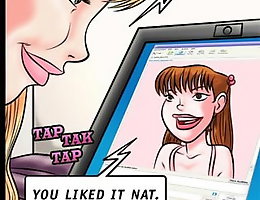 Jab comics. Nat ask Julia to suck her dad in front of webcam