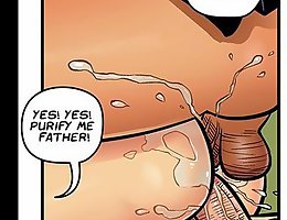 Even the priest can fuck a big tits nurse in XXX Jab porn comics