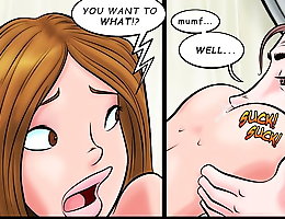 Richard eat Claires pussy and ass free jab comics
