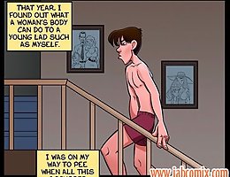 On these cartoon porn comics I saw how that perfect ass greedily swallowed her panties