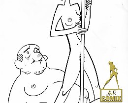 Sexy cartoon sketches of boosty girls and Erin Esurance by JKR comix