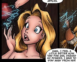 JKR comix. Barry wants to fuck sexy cartoon girl