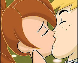 Kim possible porn gallery. Naked Kim Possible and Ron have sex in the market