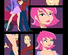 Erin Esurance porn cartoons. Erin showing her comic boobs and upskirt