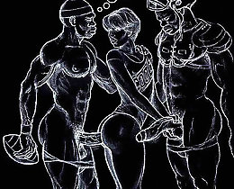 John Persons interracial toon porn