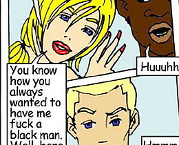 John Persons cuckold comics. White couple and black assfucker