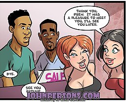 Delicious white girls in hot b&w sex action in John Persons xxx comics