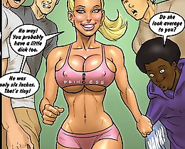 Kitty suck her schoolmate's black cock interracial toon blowjob