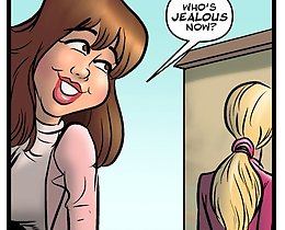 John Persons comic porn slut seduces black dude to fuck her pussy and ass hole with his monster dork