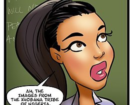 Amazing sex comix with college slutty teacher fucked hard