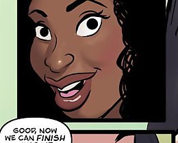 Best interracial blowjobs for you in John Person cartoon porn