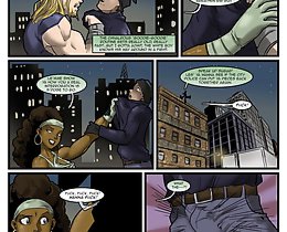 Black superheroines at John Person porno gallery