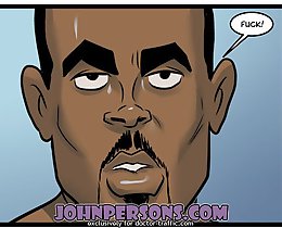 Dazzling black and white sex in hot John Persons interracial cartoons