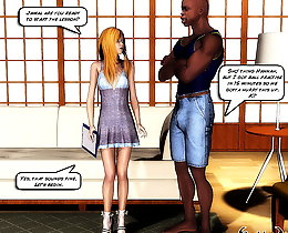 Redhead teen 3d girl want to suck nigger cock