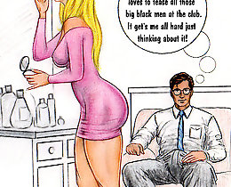 White couple going to Mandingo Club sex comics