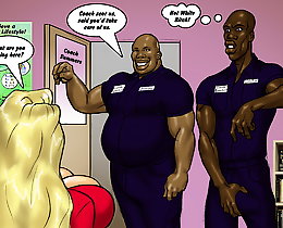 Two black cocks for Kitty Summers cartoon comic xxx porn