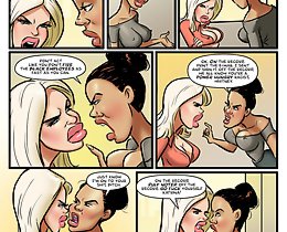 John Persons comic porn with blonde looking for hard and big black cock