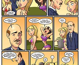 Sex comics where the secretary doing blowjob under the desk