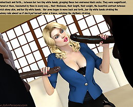 John Persons porn. 3D black cocks forced busty blondy