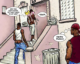 Two niggas stretch little pink asshole free cartoon porn