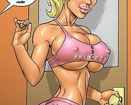 BBC princess Kitty and her mother interracial cartoon fuck