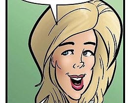 Busty sluts from John Persons cartoon making their pussies wet with tongues and fingers