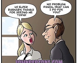Cute blonde young hottie seduced by old dude for hardcore fuck! Watch John Persons cartoon porn nonstop