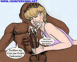 John Persons interracial comics sex