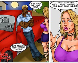 Top rated blowjob cartoons! Lusty bitches serving big black cocks