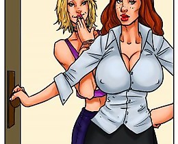 Lovely uniform comic porn sluts starve for nonstop hardcore sex action