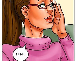 Hot sexy cartoons with lusty sluts teased and seduced with big black cock