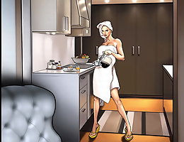 Interracial cartoon sex together with cheating white female self pleasuring her soaked slit