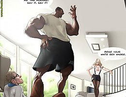 Check out the lady's rear dude in this interracial toon porn, it has been a really struggle this morning